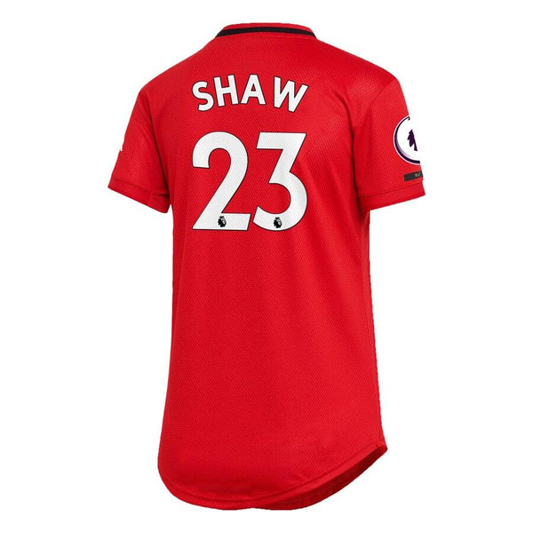 Luke Shaw Manchester United Women's 2019/20 Home Replica Player Jersey – Red 2019