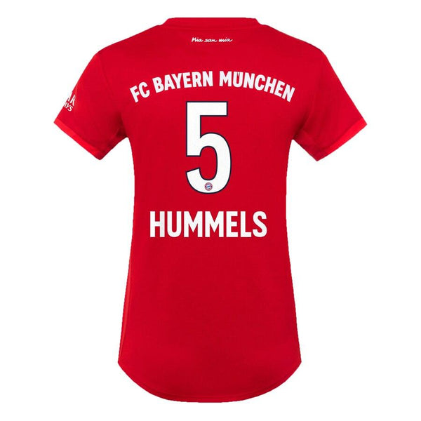 Mats Hummels Bayern Munich Women's 2019/20 Home Replica Player Jersey – Red 2019