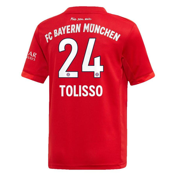 Corentin Tolisso Bayern Munich Youth 2019/20 Home Replica Player Jersey – Red 2019