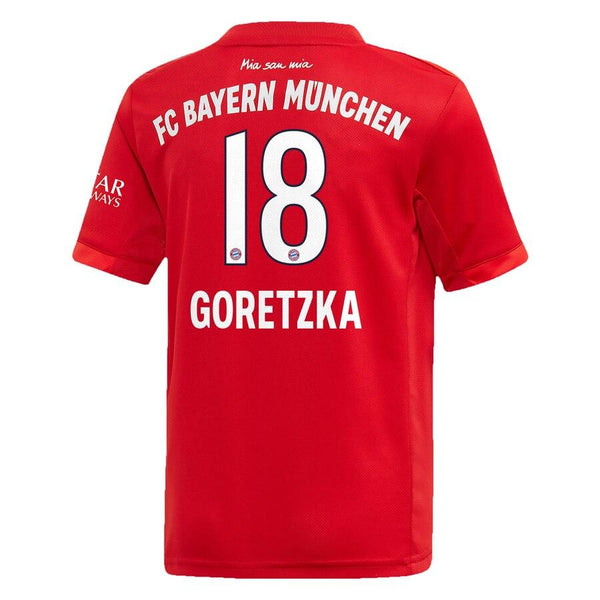 Leon Goretzka Bayern Munich Youth 2019/20 Home Replica Player Jersey – Red 2019