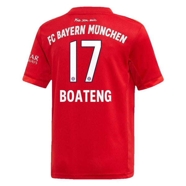 Jérôme Boateng Bayern Munich Youth 2019/20 Home Replica Player Jersey – Red 2019