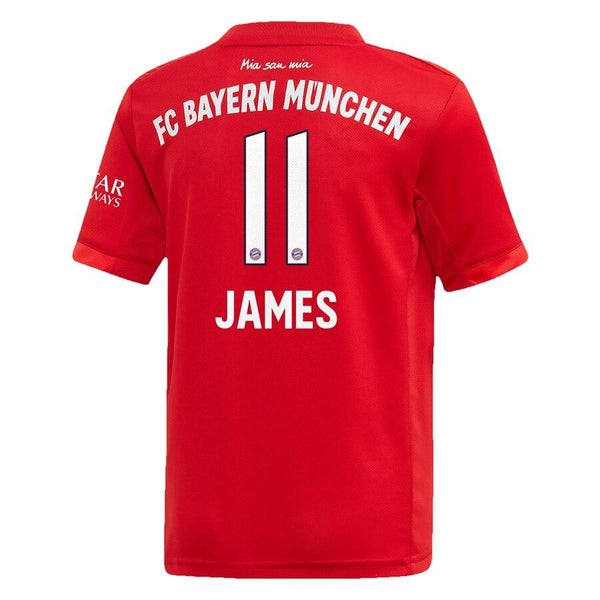 James Rodríguez Bayern Munich Youth 2019/20 Home Replica Player Jersey – Red 2019