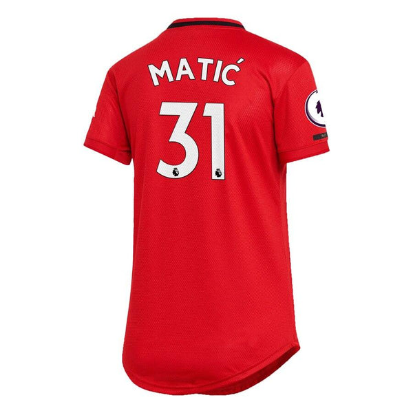 Nemanja Matic Manchester United Women's 2019/20 Home Replica Player Jersey – Red 2019