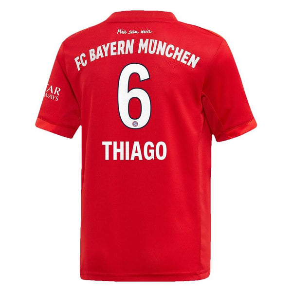 Thiago Alcântara Bayern Munich Youth 2019/20 Home Replica Player Jersey – Red 2019