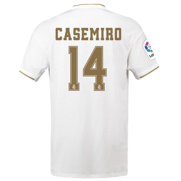 Carlos Casemiro Real Madrid 2019/20 Home Replica Player Jersey – White 2019