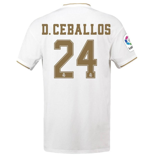 Daniel Ceballos Real Madrid 2019/20 Home Replica Player Jersey – White 2019