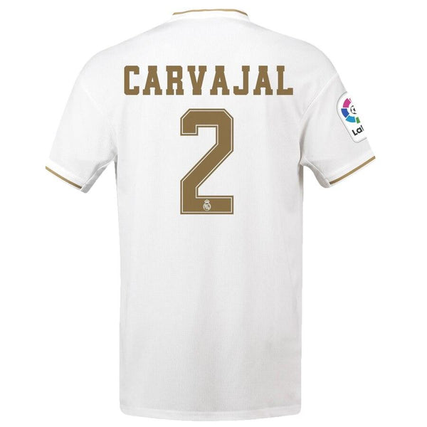 Daniel Carvajal Real Madrid 2019/20 Home Replica Player Jersey – White 2019