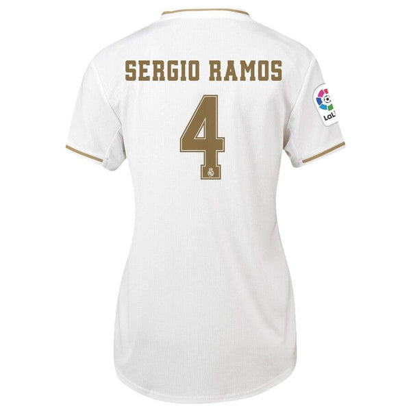Sergio Ramos Real Madrid Women's 2019/20 Home Replica Player Jersey – White 2019