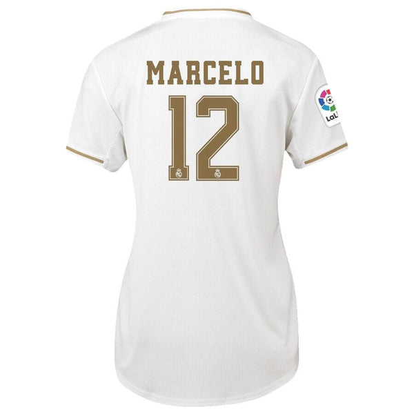 Marcelo Vieira da Silva Real Madrid Women's 2019/20 Home Replica Player Jersey – White 2019