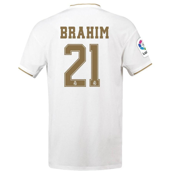 Brahim Díaz Real Madrid 2019/20 Home Replica Player Jersey – White 2019