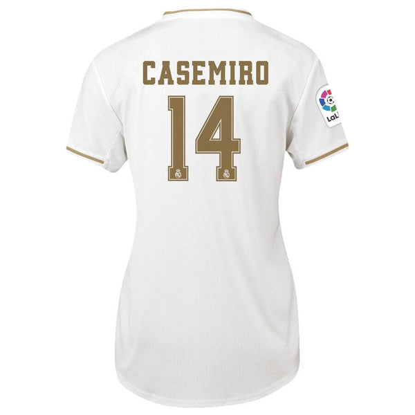Carlos Casemiro Real Madrid Women's 2019/20 Home Replica Player Jersey – White 2019
