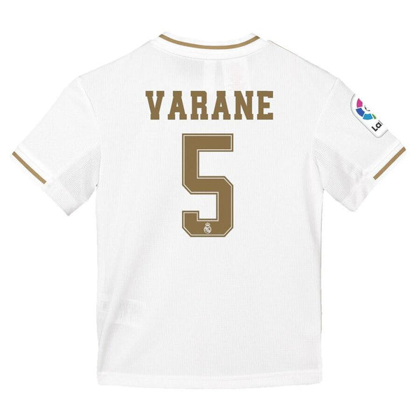 Raphael Varane Real Madrid Youth 2019/20 Home Replica Player Jersey - White 2019