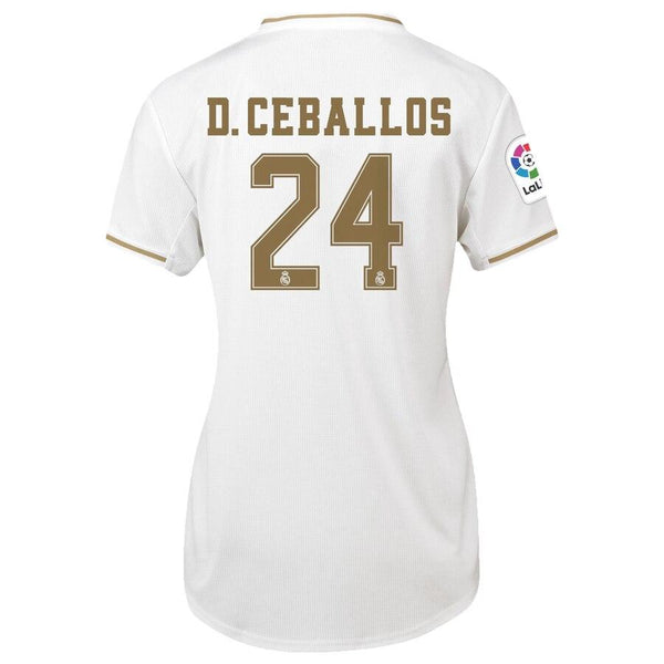 Daniel Ceballos Real Madrid Women's 2019/20 Home Replica Player Jersey – White 2019