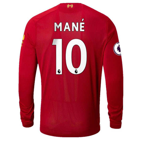 Sadio Mané Liverpool New Balance 2019/20 Home Replica Player Long Sleeve Jersey – Red 2019
