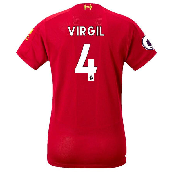 Virgil Van Dijk Liverpool New Balance Women's 2019/20 Home Replica Player Stadium Jersey – Red 2019