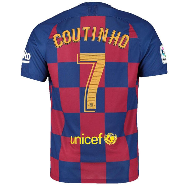 Philippe Coutinho Barcelona 2019/20 Home Replica Stadium Player Jersey – Royal 2019