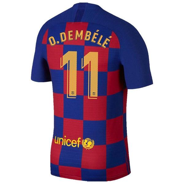 Ousmane Dembélé Barcelona 2019/20 Home Vapor Match Jersey - Royal 2019
