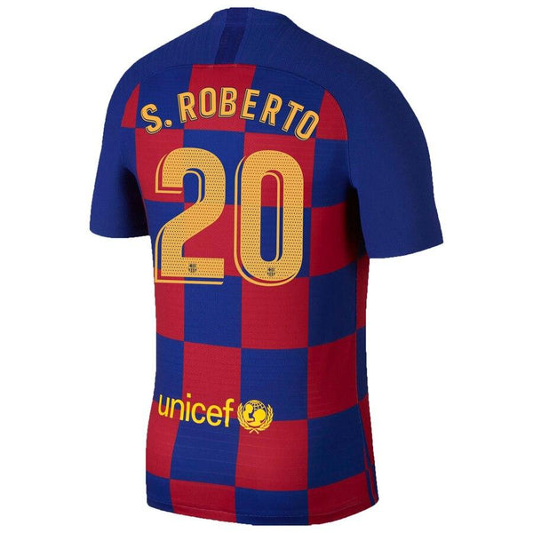 Sergi Roberto Barcelona 2019/20 Home Vapor Match Jersey - Royal 2019
