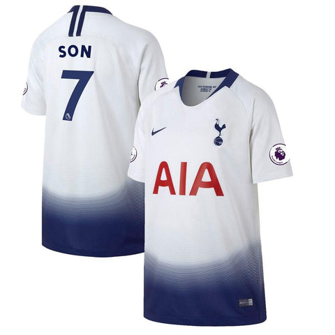 Son Heung-min Tottenham Hotspur Youth/2019 Home Replica Jersey – White 2019