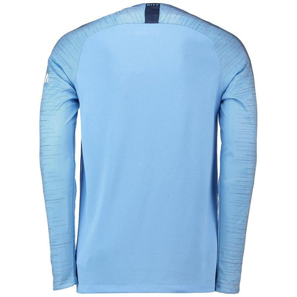 Manchester City/2019 Home Replica Long Sleeve Jersey – Blue 2019