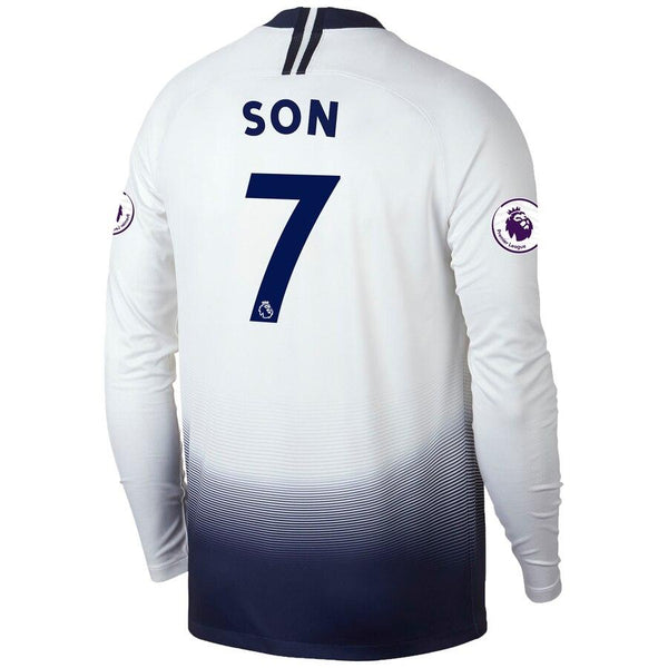 Son Heung-min Tottenham Hotspur/2019 Home Replica Long Sleeve Jersey – White 2019