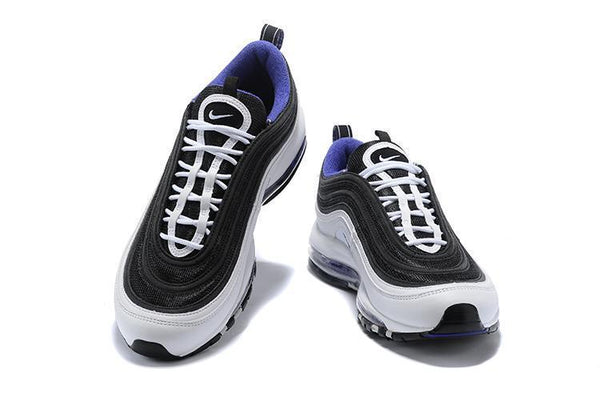 Nike Air Max 97 Black White Blue Shoes Sale Size US 7, 8, 8.5, 9, 10, 11