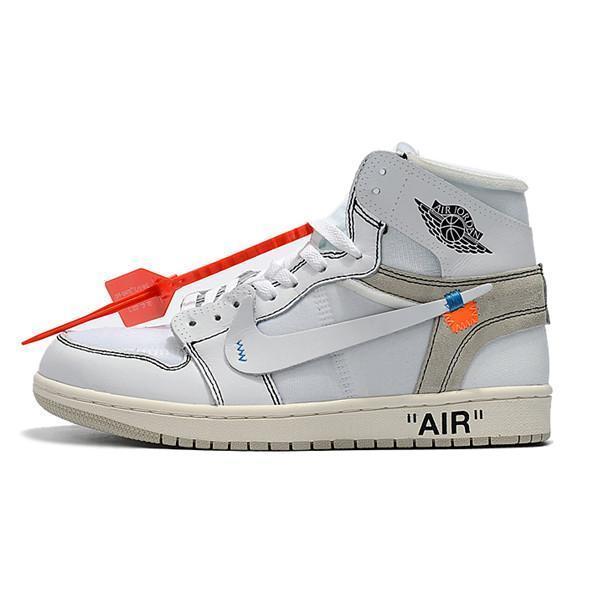 Nike Air Jordan 1 Part 2 OFF White Shoes Basketball Men Size US 7 - 13