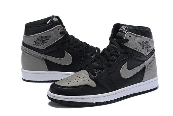 Nike Air Jordan 1 Retro High OG 'Shadow' 2018 Black Grey Sneaker Shoes Sale Men Size 7-12