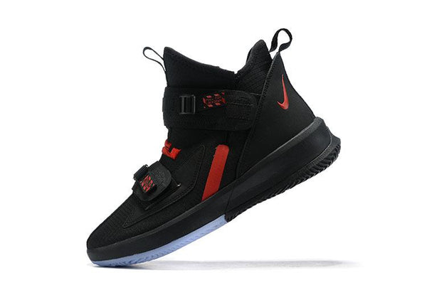 Nike Lebron Soldier XIII 13 Black Red Men Sneaker Shoes Sale Size US7,8,8.5,9,10,11,12