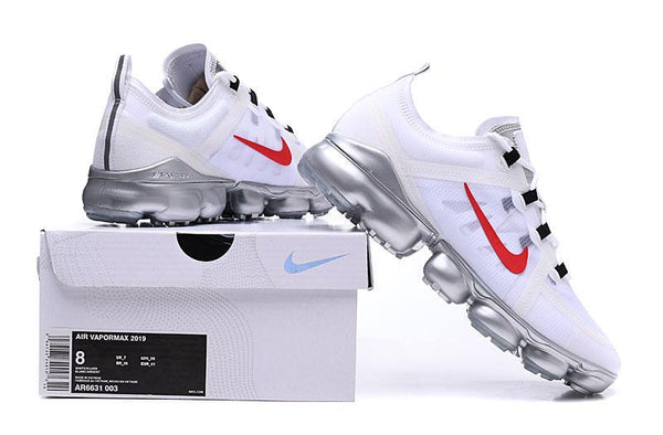 Nike Air Vapormax 2019  'White Silver' Shoes Sneakers Men Women Sale Size US 7, 8, 8.5, 9, 10, 11
