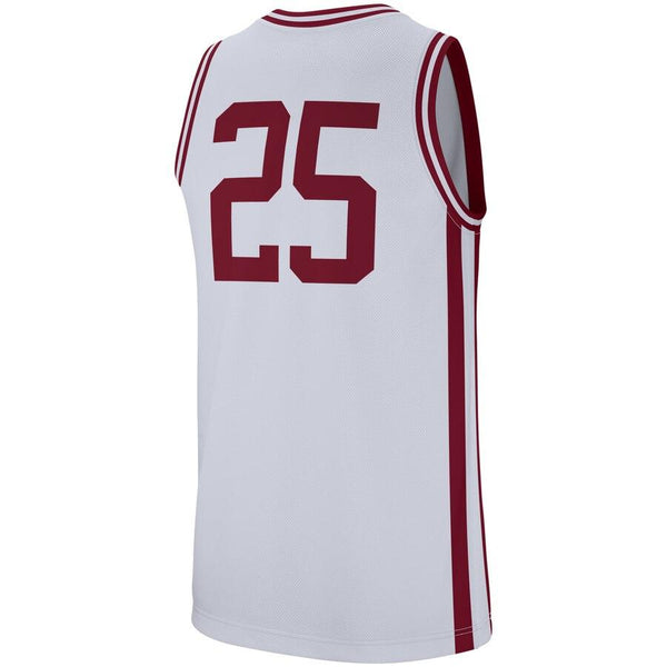 #25 Arkansas Razorbacks Retro Performance College Basketball Jersey – White 2019
