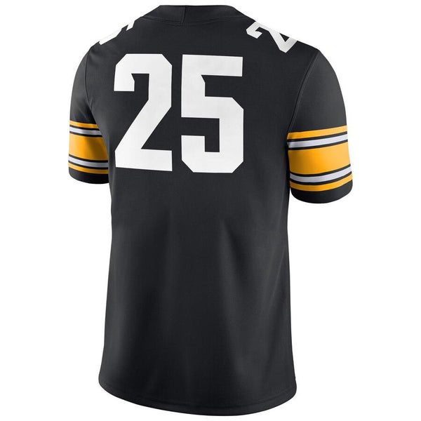 #25 Iowa Hawkeyes Game Jersey – Black 2019
