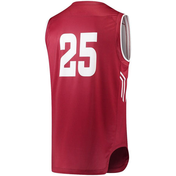 #25 Temple Owls Under Armour Replica Performance Basketball Jersey – Garnet 2019
