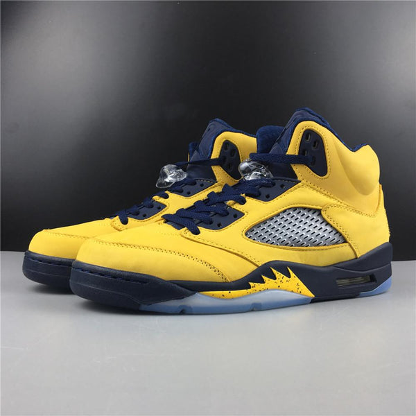 Nike Air Jordan 5 Retro 'Michigan' Men Shoes Sale Sneaker Size US 7, 8, 8.5, 9, 10, 11, 12, 13