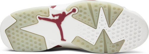Nike Air Jordan 6 Retro 'Maroon' 2015 White Bordeaux Men Shoes Sale Size US 7, 8, 8.5, 9, 10, 11, 12, 13