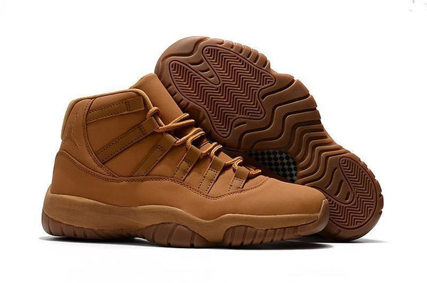 Nike Air Jordan 11 Retro Wheat Ginger Gum Yellow Basketball Men Size US 7 - 13