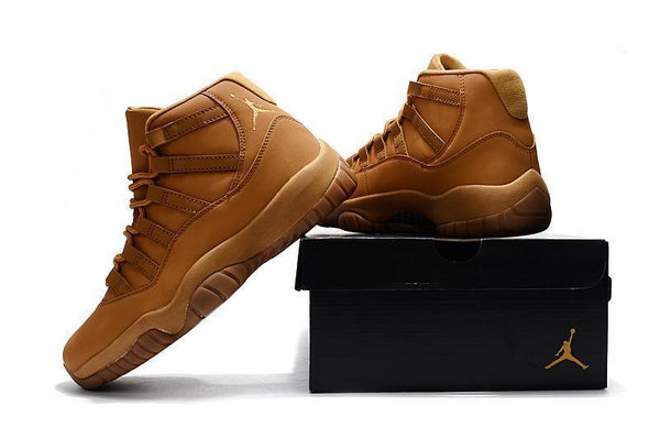 Nike Air Jordan 11 Retro Wheat Ginger Gum Yellow Basketball Men Size US 7 - 13