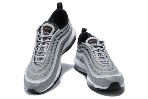 Nike Air Max 97 Ultra 17 Silve Grey Red White Men Shoes Sale Size US 7, 8, 8.5, 9, 10, 11