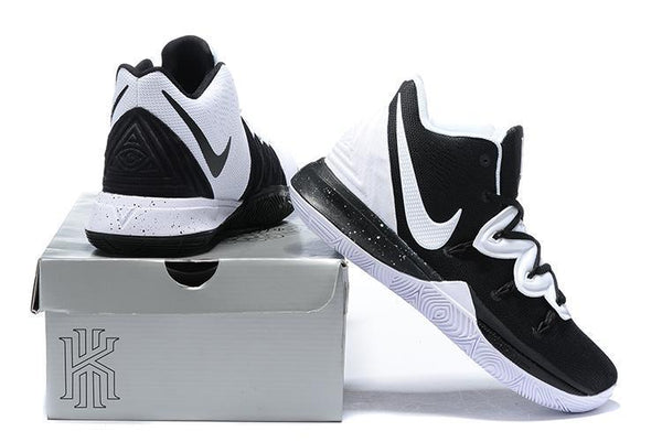 Kyrie 5 GS 'Oreo' Black White Basketball Shoes Men Sale Size US 7,8,8.5,9.5,10,11,12