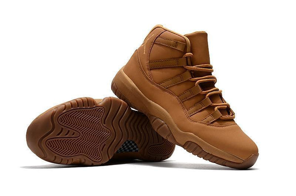 Nike Air Jordan 11 Retro Wheat Ginger Gum Yellow Basketball Men Size US 7 - 13
