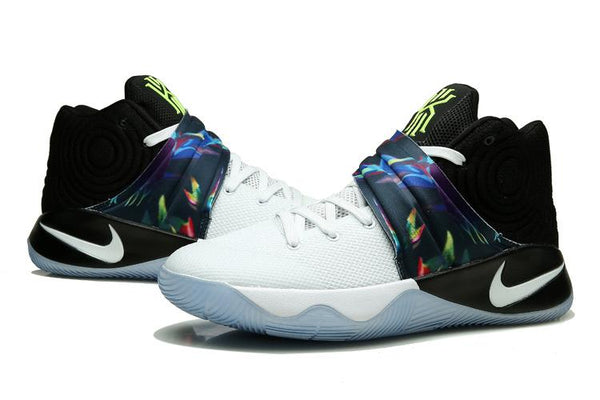 Nike Kyrie 2 Parade White Black Men Basketball Shoes Sale Size US 7,8,8.5,9.5,10,11,12