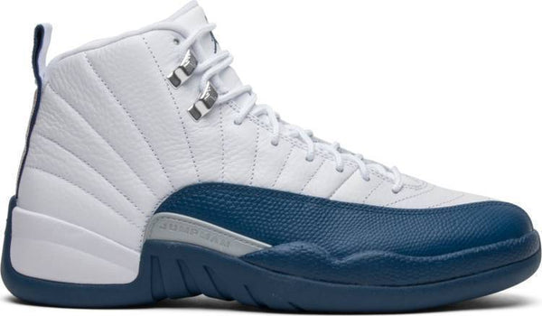 Nike Air Jordan 12 Retro 'French Blue' 2016 White Navy Shoes Basketball Men Sale Size US 7 - 13