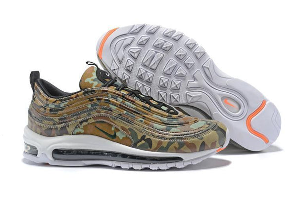 Nike Air Max 97 Camouplage Coffe Green Shoes Sale Size US 7, 8, 8.5, 9, 10, 11