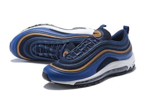 Nike Air Max 97 DK Blue Coffee Shoes Sale Men Size US 7, 8, 8.5, 9, 10, 11