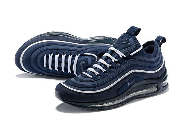 Nike Air Max 97 Dark Blue White Shoes Sale Men Size US 7, 8, 8.5, 9, 10, 11