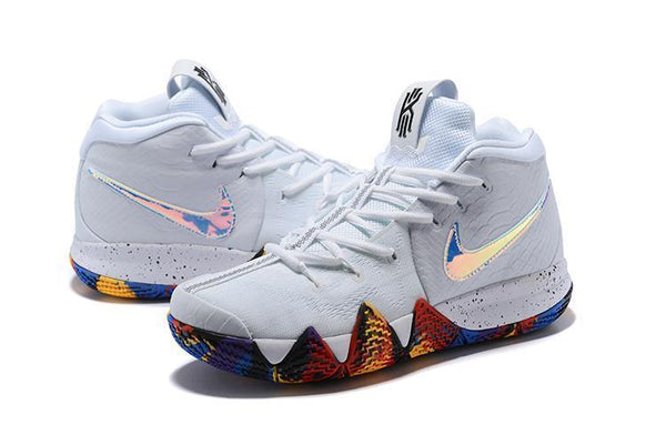 Nike Kyrie 4 "NCAA TOURNAMENT" White Men Basketball Shoes Sale Size US 7,8,8.5,9.5,10,11,12