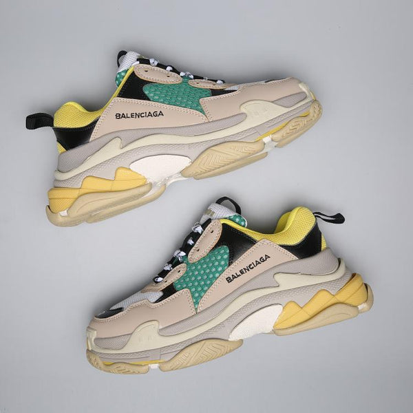 Balenciaga Triple S Trainer 2.0 'Green Yellow'  Shoes Sneaker Sale Men Women Size 35-45