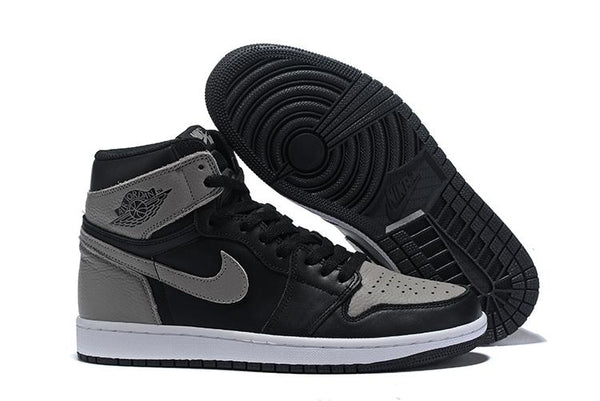 Nike Air Jordan 1 Retro High OG 'Shadow' 2018 Black Grey Sneaker Shoes Sale Men Size 7-12