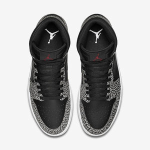 Nike Air Jordan 1 Black Elephant Shoes Basketball Men Size US 7 - 13