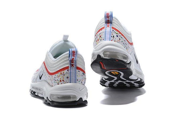 Nike Air Max 97 White Red  Shoes Sale Men Size US 7, 8, 8.5, 9, 10, 11